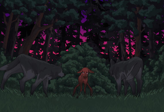 Bear&Moose Collection Panel #8