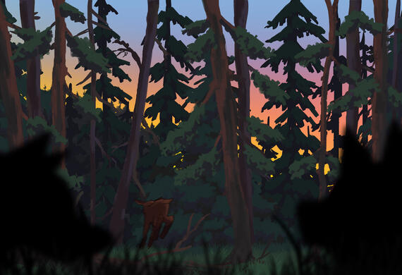 Bear&Moose Collection Panel #7