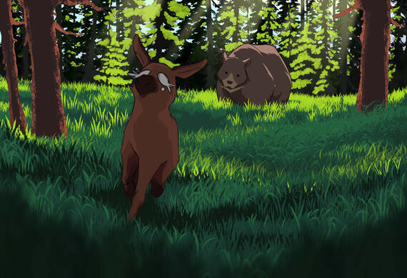 Bear&Moose Collection Panel #6
