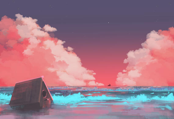 Thesis Painting "into the Dreamscape 2"