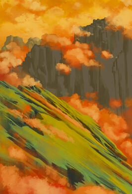 Thesis Painting "into the Dreamscape 4" Thesis Painting "into the Dreamscape 4"